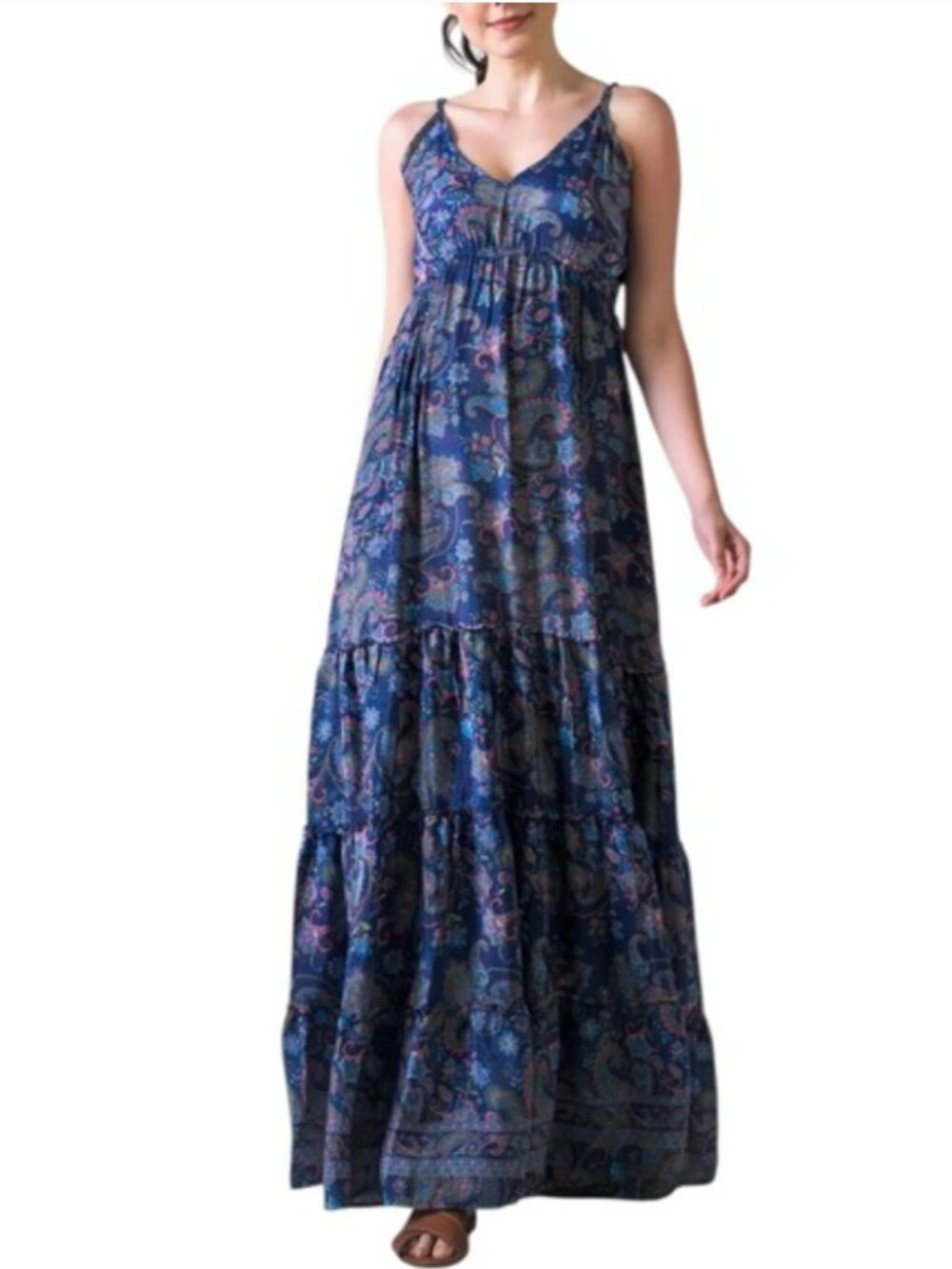 Blue Style Print Boho dress - Picture 3 of 3